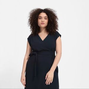 The Japanese GoWeave Short-Sleeve Wrap Dress